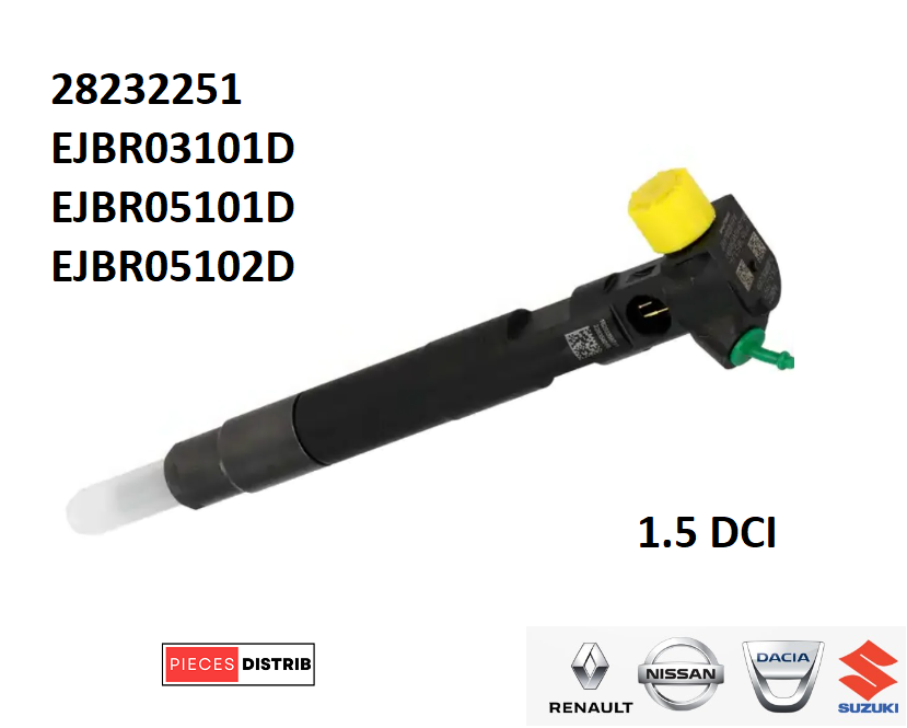 Injecteur 1.5 DCI DACIA RENAULT EJBR03101D, 28232251