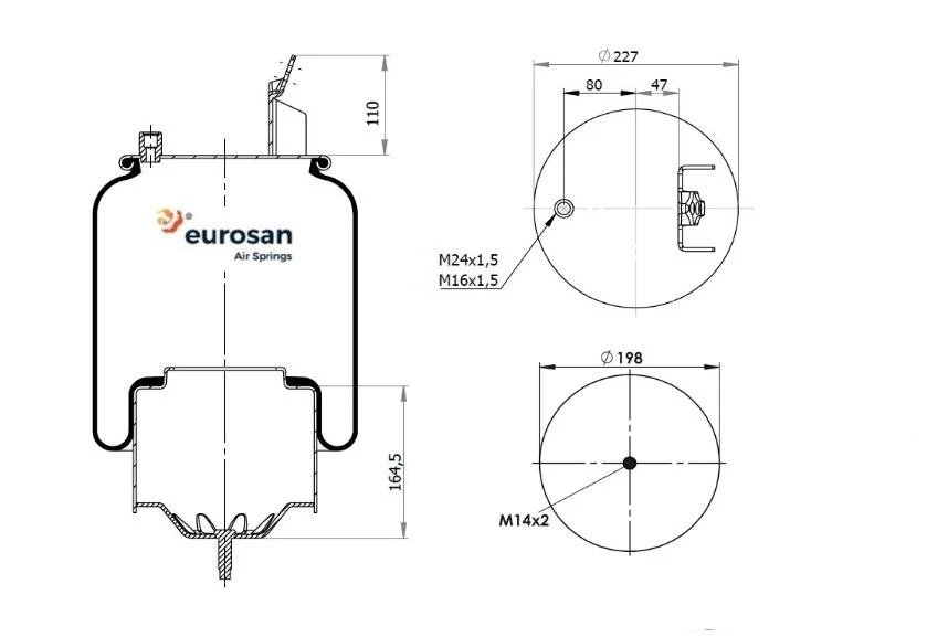 Coussin d'air VOLVO EUROSAN