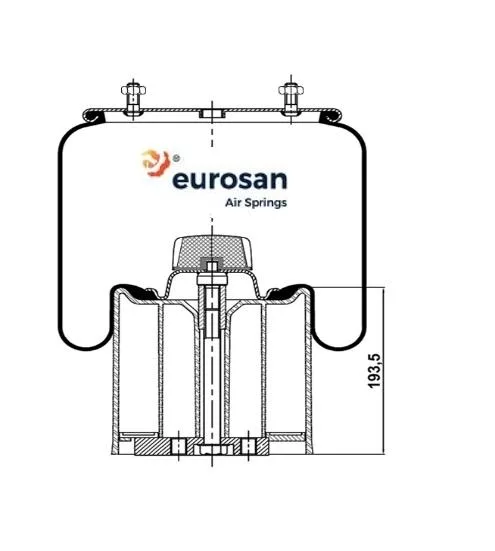 Coussin d'air BPW EUROSAN 37941-CPL
