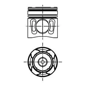 KOLBENSCHMIDT 40162601 Piston MAN