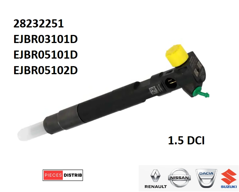 Injecteur 1.5 DCI DACIA RENAULT EJBR03101D, 28232251