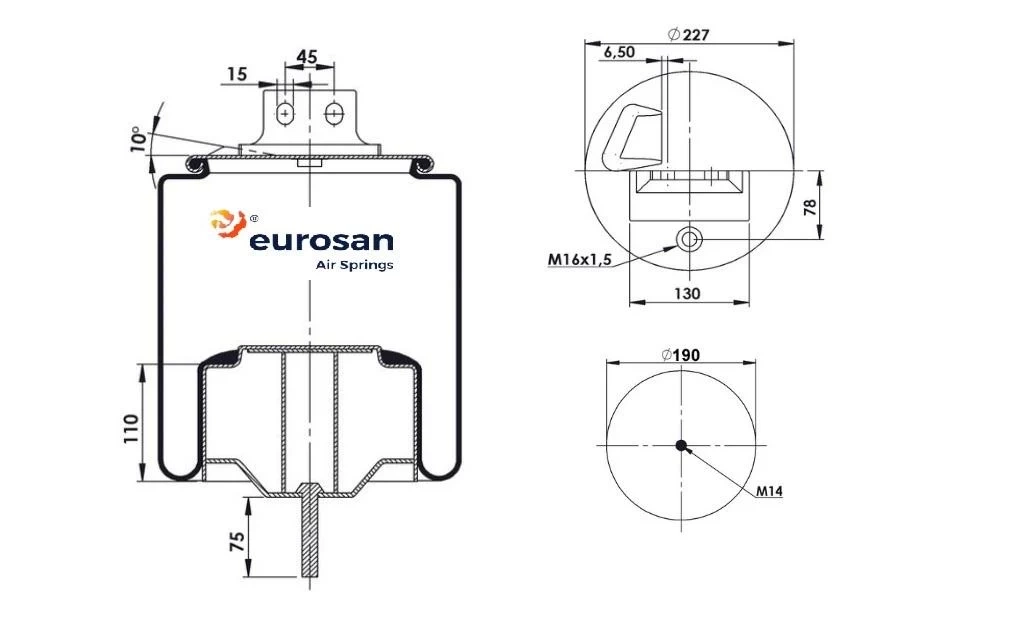 Coussin d'air IVECO EUROSAN