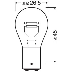 OSRAM ORIGINAL LINE 7537 Ampoule, feu clignotant  | Qualité Allemande pour Véhicules Utilitaires au Maroc/France